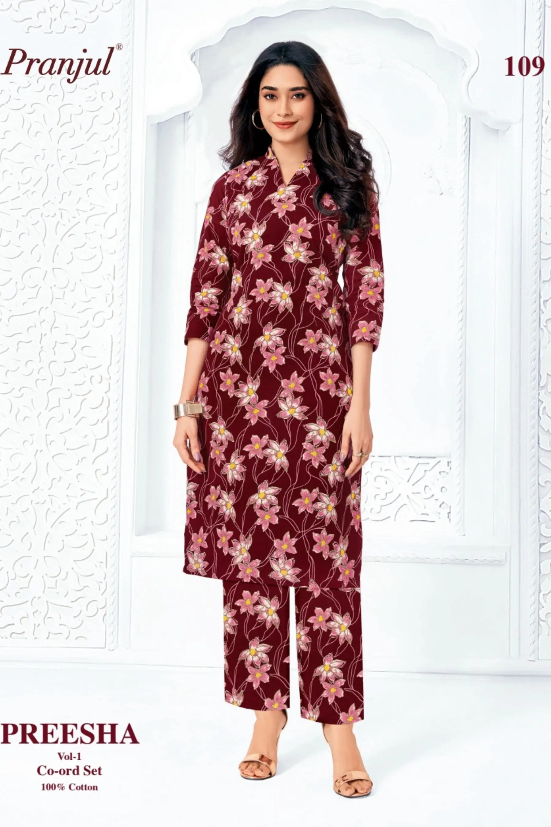 Pranjul Brand - Cotton Co - Ord Set - P109 Main image
