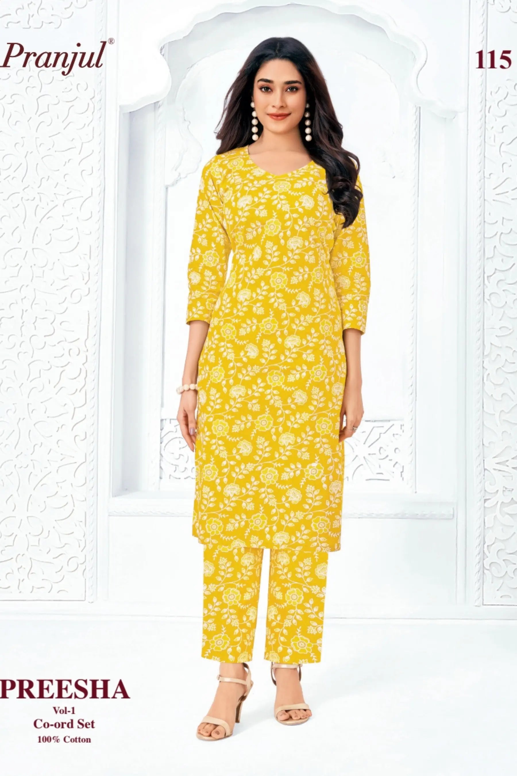 Pranjul Brand - Cotton Co - Ord Set - P115 Main image