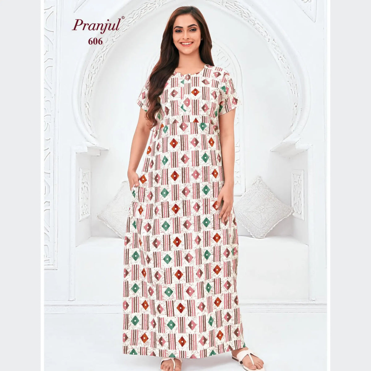 Pranjul Cotton Nighties 606 Main image