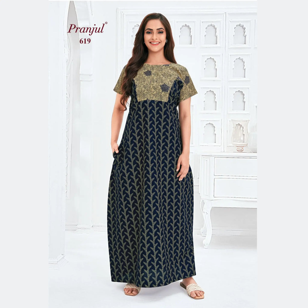 Pranjul Cotton Nighties 619 Main image