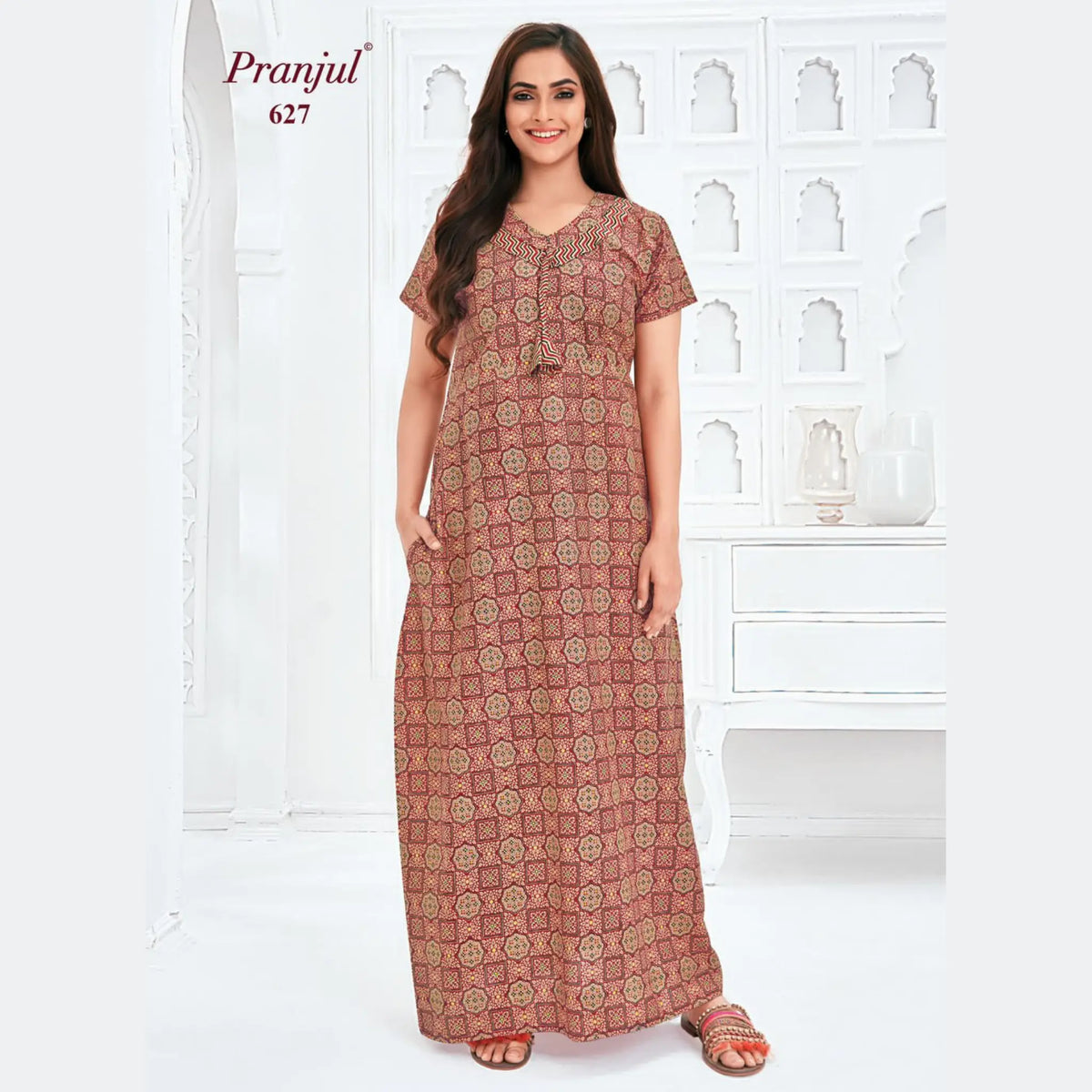 Pranjul Cotton Nighties 627 Main image