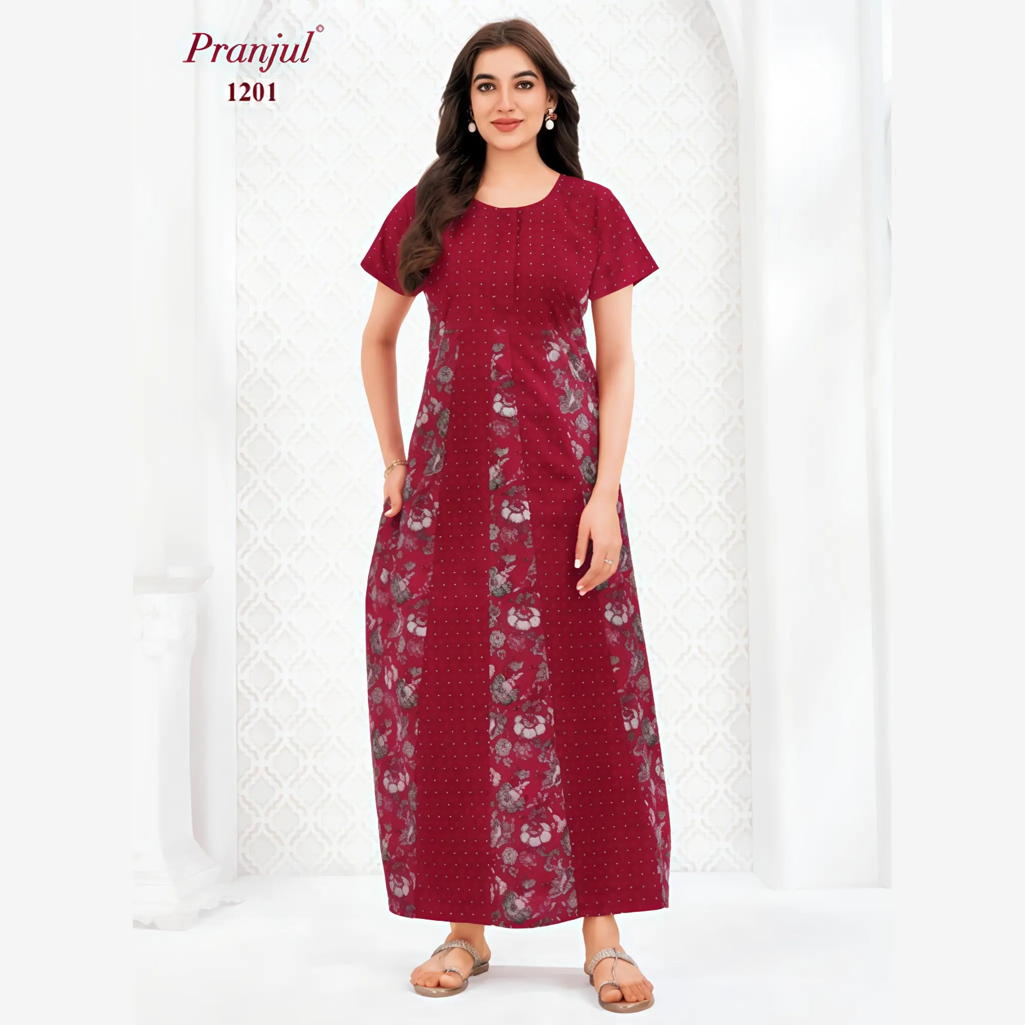 Pranjul Cotton Nighty 1201