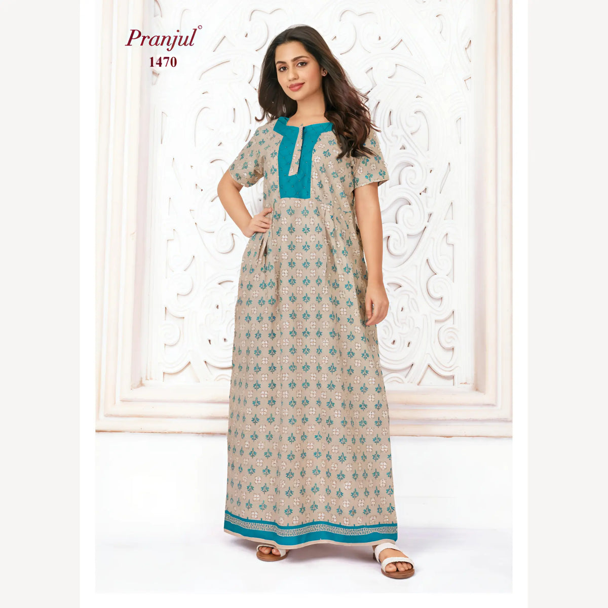 Pranjul Cotton Nighty 1470 Main image