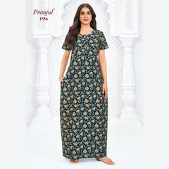 Pranjul Cotton Nighty 1556