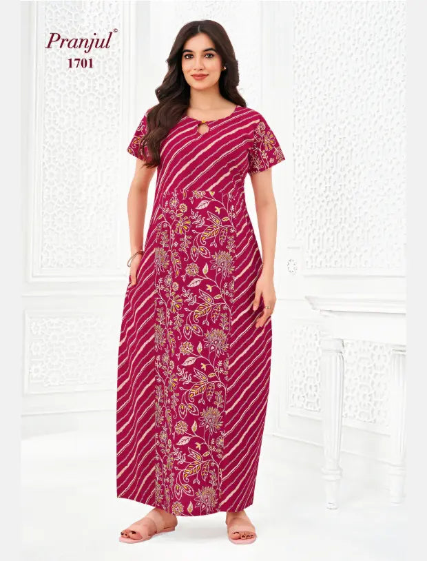 Pranjul Cotton Nighty 1701