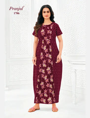 Pranjul Cotton Nighty 1706