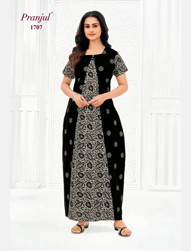 Pranjul Cotton Nighty 1707