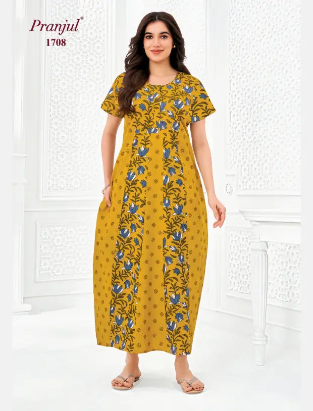 Pranjul Cotton Nighty 1708