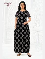 Pranjul Cotton Nighty 1709