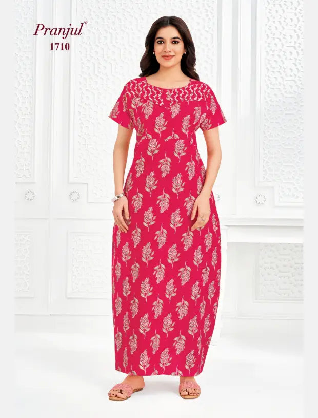 Pranjul Cotton Nighty 1710