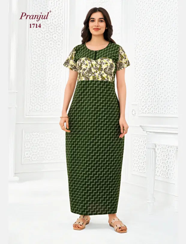 Pranjul Cotton Nighty 1714