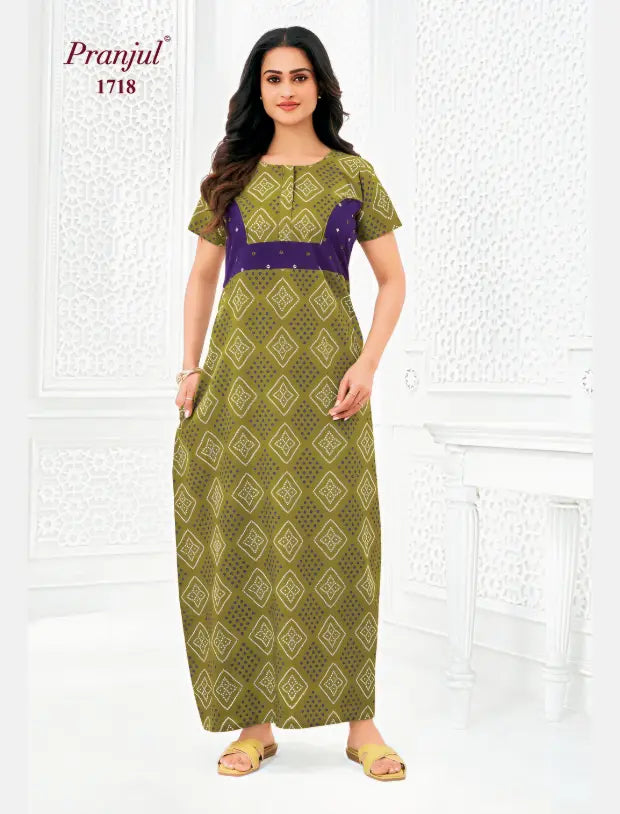 Pranjul Cotton Nighty 1718 Main image