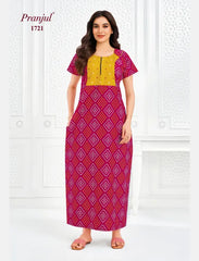 Pranjul Cotton Nighty 1721
