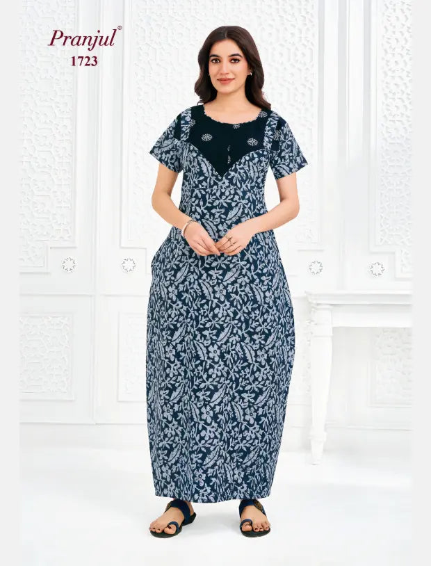 Pranjul Cotton Nighty 1723
