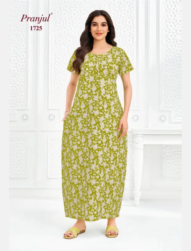 Pranjul Cotton Nighty 1725