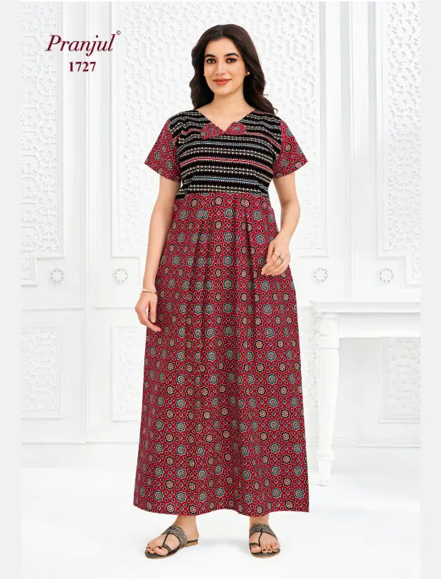 Pranjul Cotton Nighty 1727 Main image