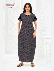 Pranjul Cotton Nighty 1729