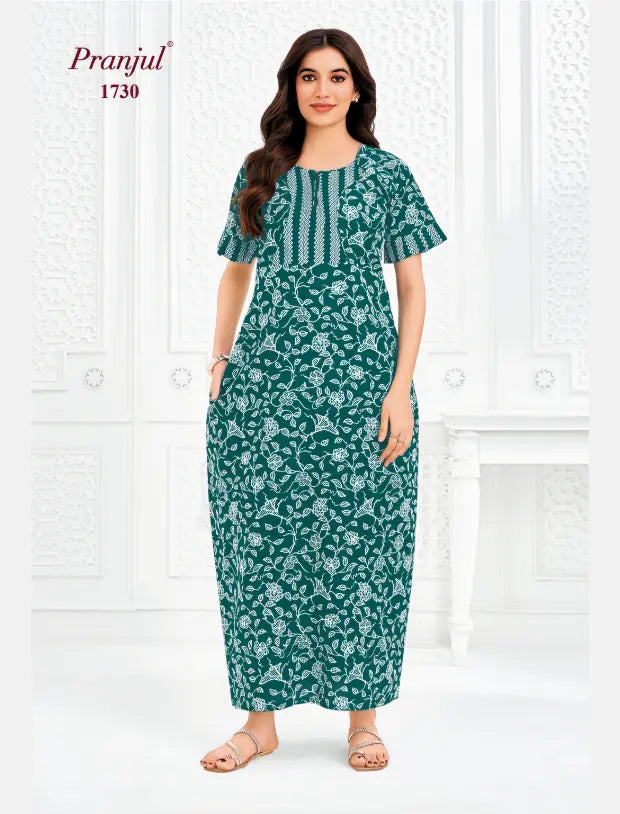 Pranjul Cotton Nighty 1730