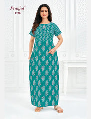 Pranjul Cotton Nighty 1736
