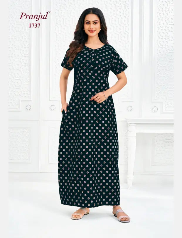 Pranjul Cotton Nighty 1737