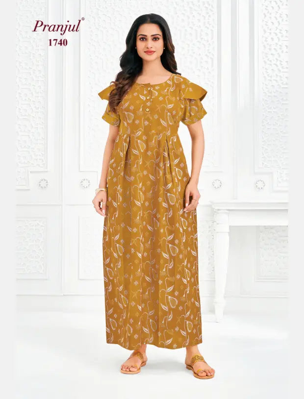 Pranjul Cotton Nighty 1740 Main image