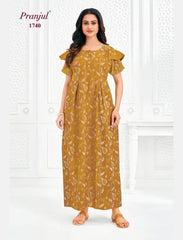 Pranjul Cotton Nighty 1740
