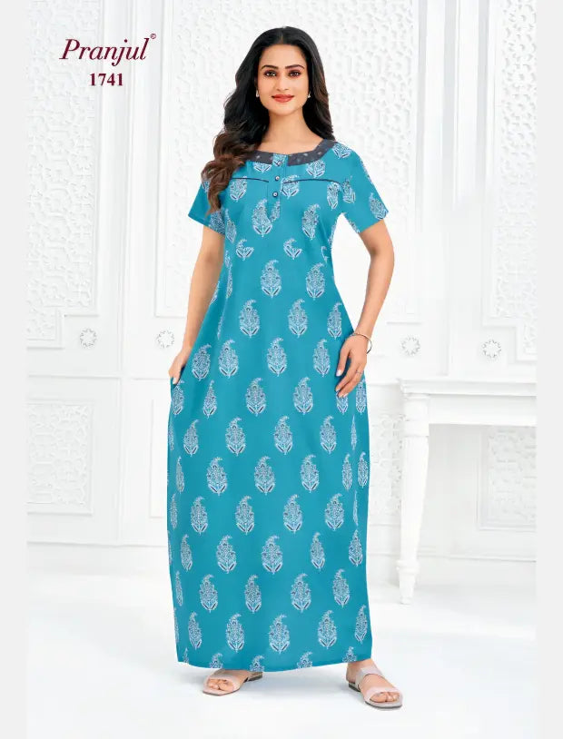 Pranjul Cotton Nighty 1741 Main image