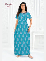 Pranjul Cotton Nighty 1741