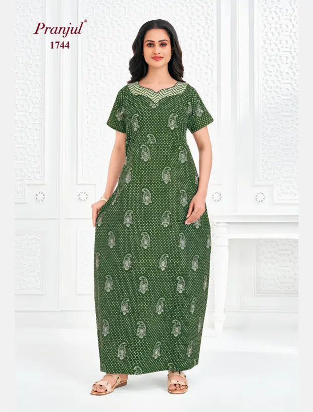 Pranjul Cotton Nighty 1744