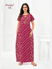 Pranjul Cotton Nighty 1746