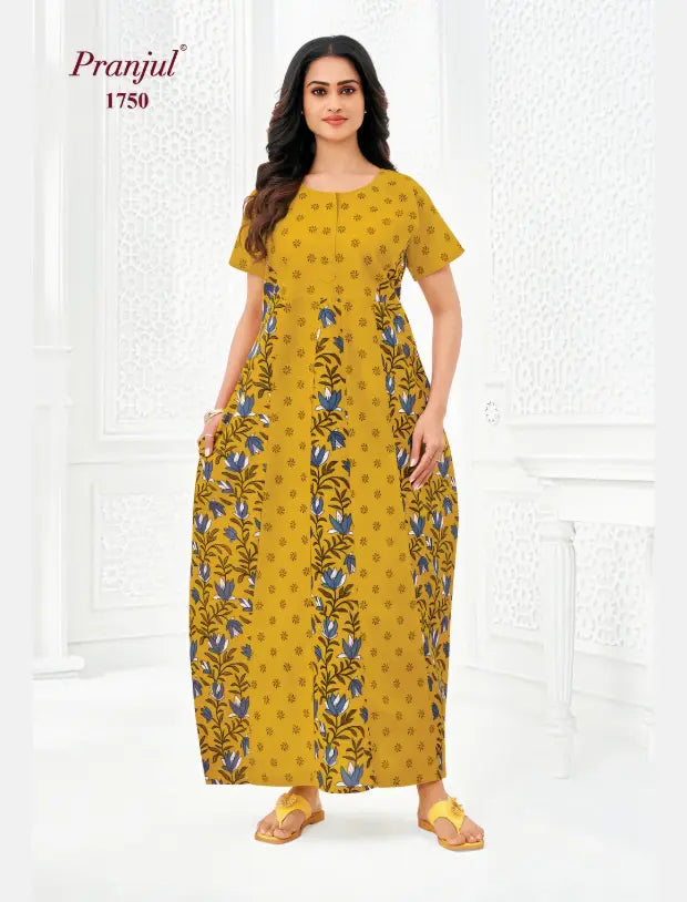 Pranjul Cotton Nighty 1750