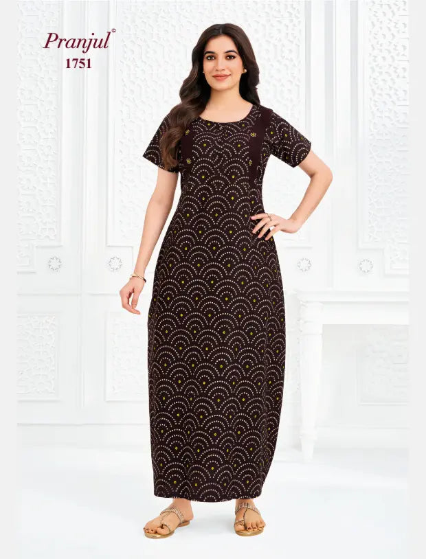 Pranjul Cotton Nighty 1751