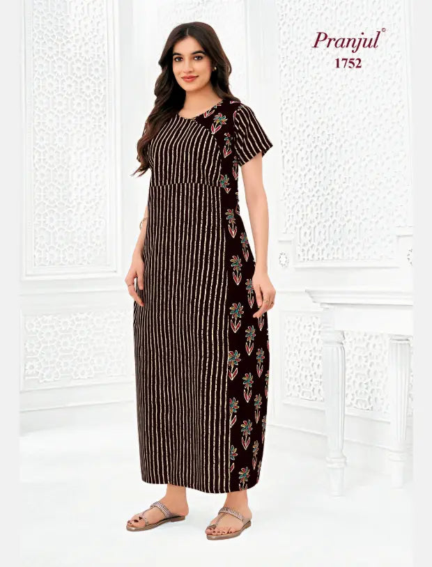 Pranjul Cotton Nighty 1752