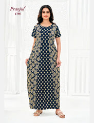 Pranjul Cotton Nighty 1755