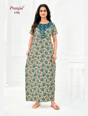 Pranjul Cotton Nighty 1756