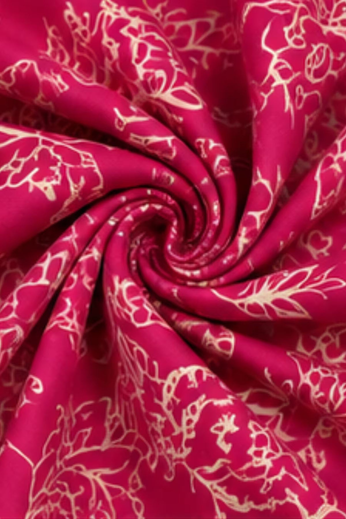 Pranjul 2001 floral printed cotton fabric close up | Bavis Clothing