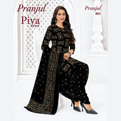 Pranjul Cotton Patiala Salwar Suit - P801