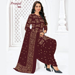 Pranjul Cotton Patiala Salwar Suit - P806