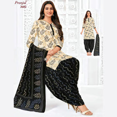 Pranjul Cotton Readymade Patiala Salwar Suit P3602