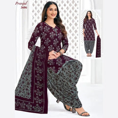 Pranjul Cotton Readymade Patiala Salwar Suit P3606
