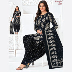 Pranjul Cotton Readymade Patiala Salwar Suit P3609