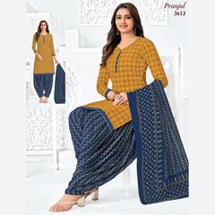 Pranjul Cotton Readymade Patiala Salwar Suit P3613