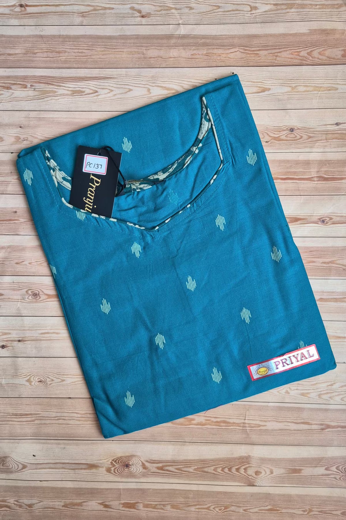 Pranjul Cotton Straight Cut Kurti | Bavis Clothing