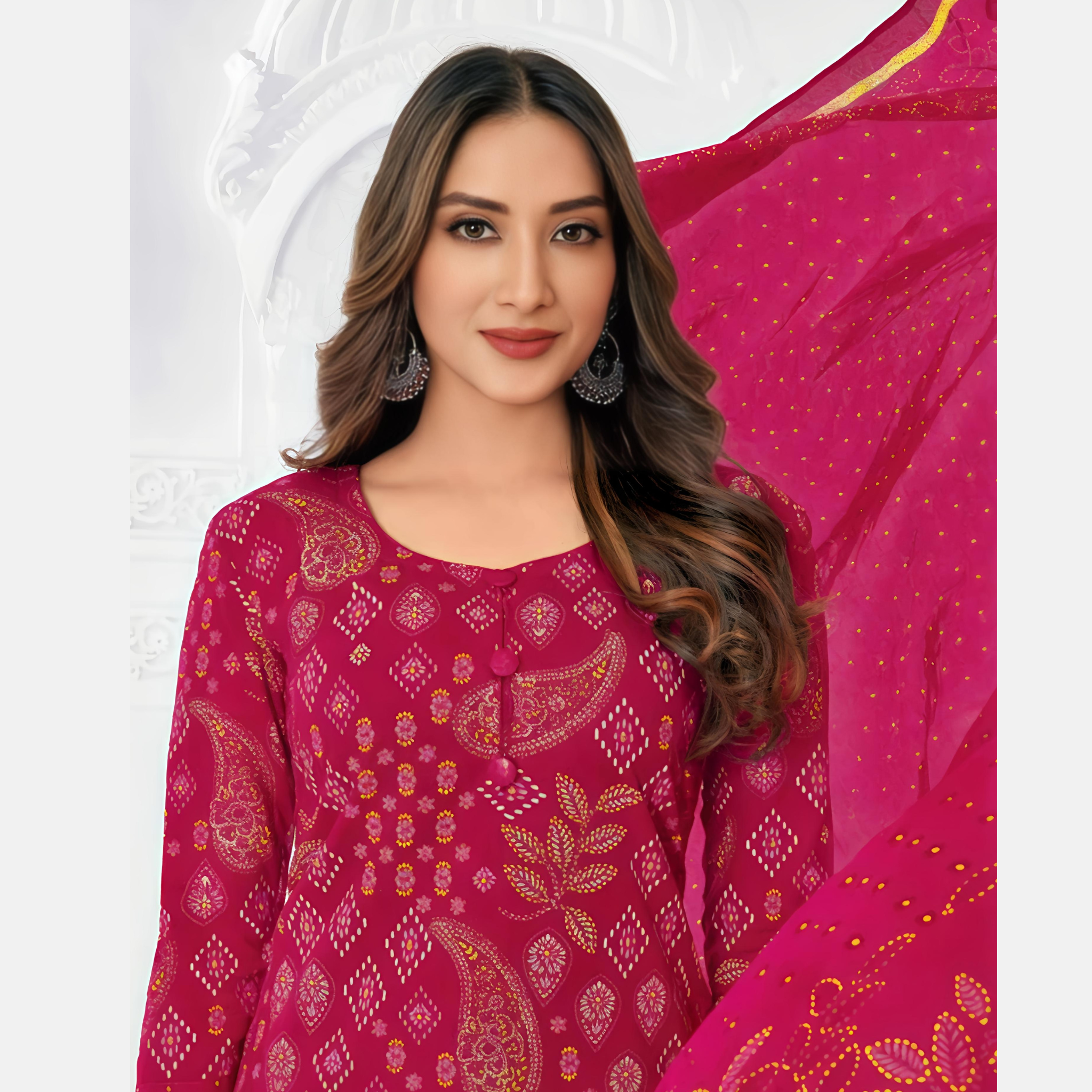 Pranjul Cotton Straight Pant Salwar Suit - P2501