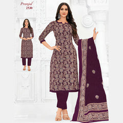 Pranjul Cotton Straight Pant Salwar Suit - Priyanka 2530