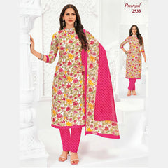 Pranjul Cotton Straight Pant Salwar Suit - Priyanka 2533