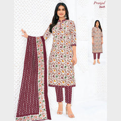 Pranjul Cotton Straight Pant Salwar Suit - P2645