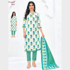 Pranjul Cotton Straight Pant Salwar Suit - P2651