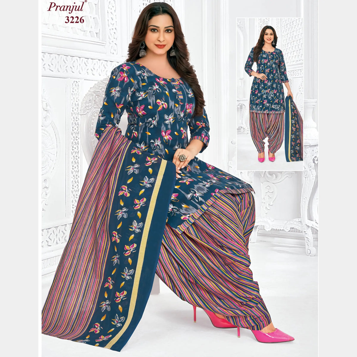 Pranjul Priyanshi Volume 32 - Readymade Patiyala Special - P3226 Main image