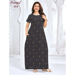 Pranjul Pure Cotton Long Nighties 314